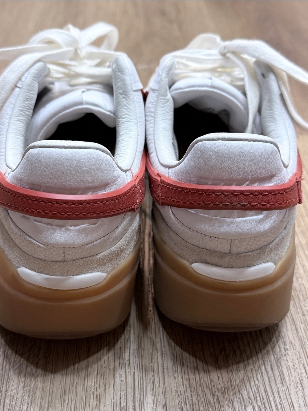 Nike Blazer Phantom Low White Dragon Red Gum Men’s 8.5 - Picture 4 of 6